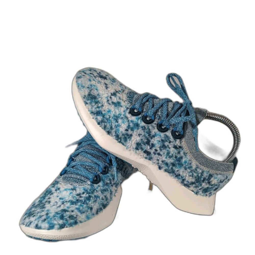 Allbirds Wool Dasher Fluffs WD2 Womens 6.5 Teal Merino Wool Running Shoes NWT